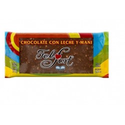 CHOC.LECHE Y MANI FELFORT 75g